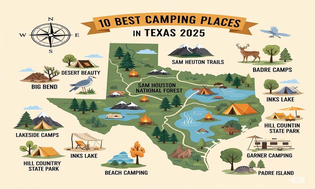 best camping place in texas